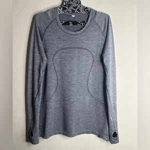 Sold Lululemon Swiftly Tech Long Sleeve Crew Sparkle
Black / White / Silver